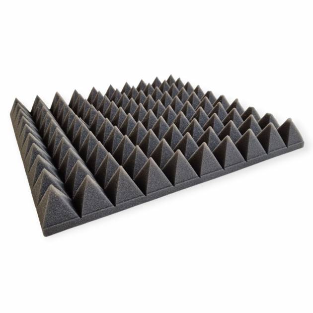Pyramide lydabsorbent akustikkpanel 49 x 49 cm x 6,5 cm
