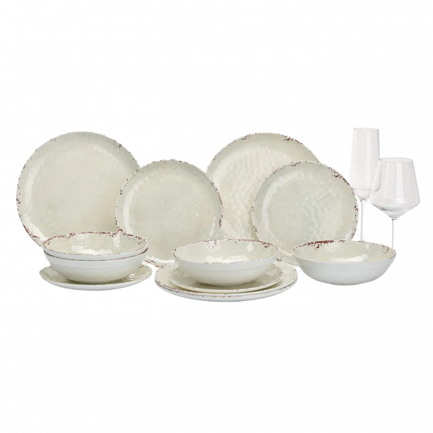 Flamefield Rustic Pearl servise 12 Deler