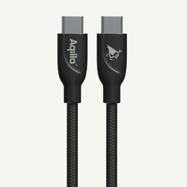 Aqiila Cablebird Ladeledning USB C-C 240W Svart