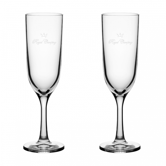 Royal Camping Champagneglass Tritan 17cl 2-pk