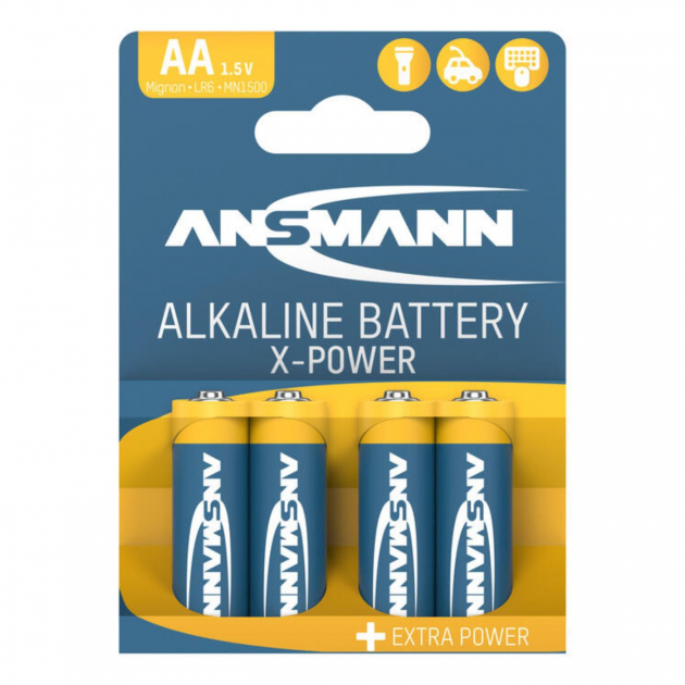Ansmann X-Power Alkaliske Batterier AA 20-pakning
