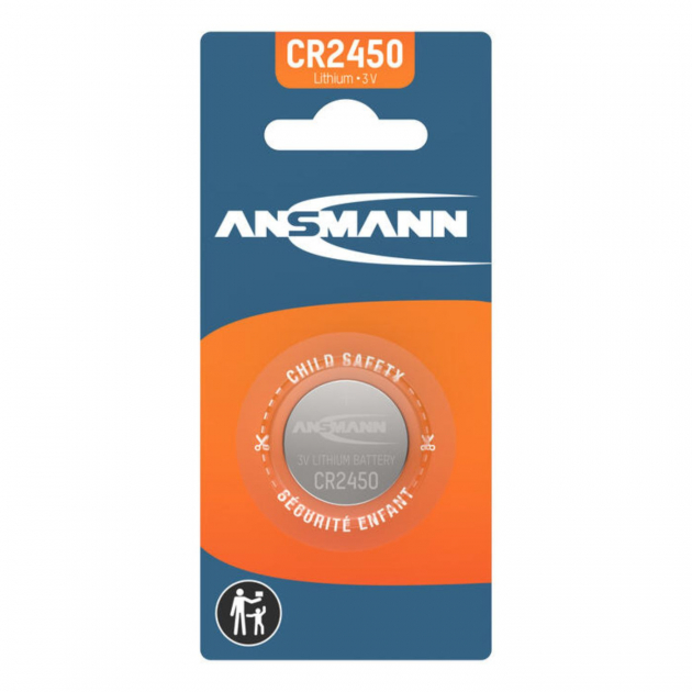 Ansmann Batteri CR2450 1-pakning