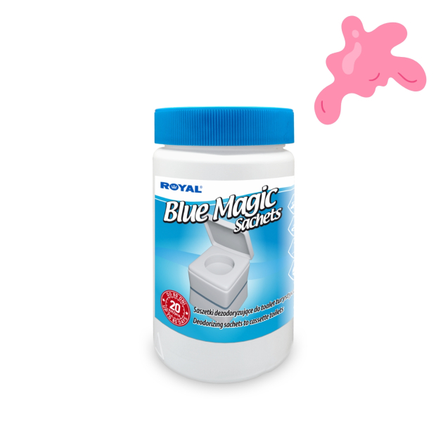 Kassetttoalett Porsjonsposer Bubble Gum 20 stk