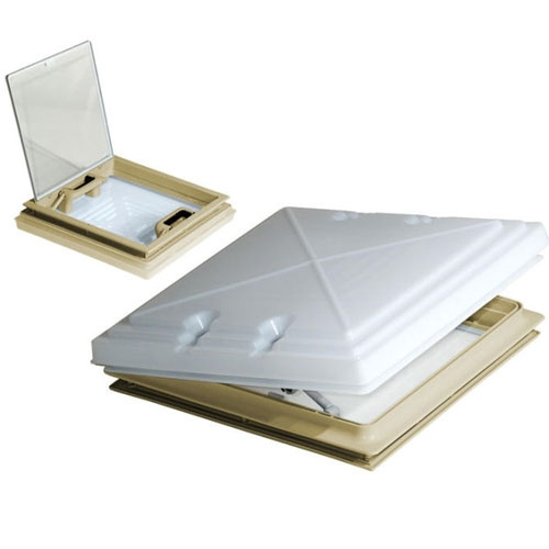 Takluke MPK 28*28cm Beige i gruppen Campingvogn & Bobilt / Van & Plåtbiter / Karosseri / Takluker / Takluker 28x28 hos Campmarket (64282)