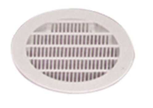 Ventilasjonsgitter 100mm rund hvit i gruppen Campingvogn & Bobilt / Karosseri / Ventilgitter hos Campmarket (64497)