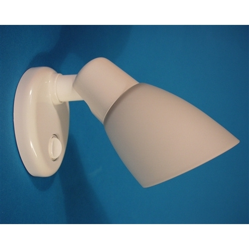 Vegglampe Opal Hvit 12V i gruppen Campingvogn & Bobilt / Elektronikk / Innvendig belysning / Søkelys hos Campmarket (64838)