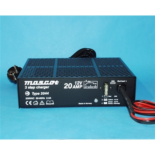Batterilader Mascot 12V/20A i gruppen Campingvogn & Bobilt / Elektronikk / Batterier & Omformere / Batterilader hos Campmarket (64929)