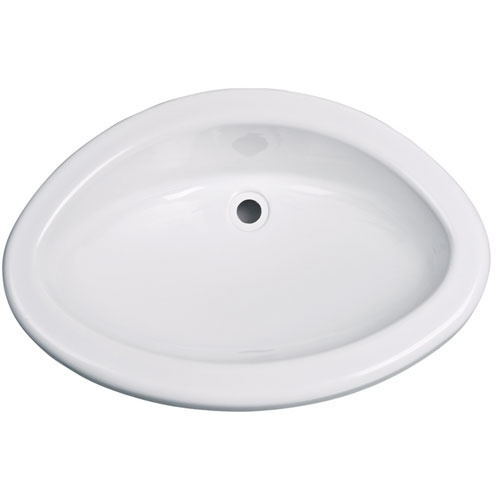 Håndvask Oval Maxi 50x34cm i gruppen Vann & Sanitær / Vann / Vask & Dusjkar / Vask hos Campmarket (64959)