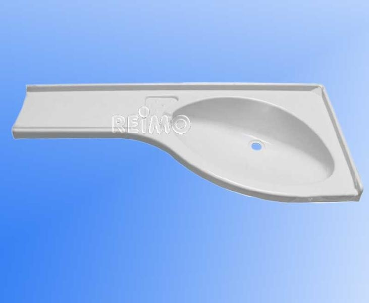 Hjørne servant Høyre 840x375x150mm i gruppen Vann & Sanitær / Vann / Vask & Dusjkar / Vask hos Campmarket (64966)
