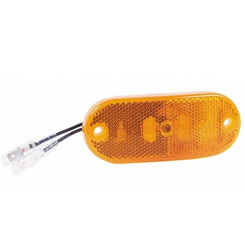 Sidemarkeringslys ovalt led i gruppen Campingvogn & Bobilt / Elektronikk / Trafikk & Utvendig belysning / Sidelys hos Campmarket (65262)