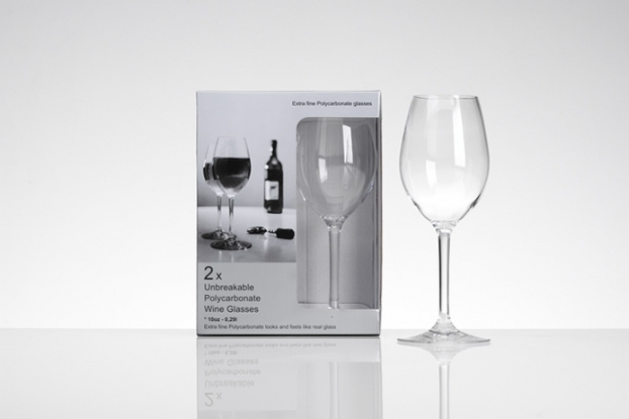Vinglass i polykarbonat 29 cl 2-pakning i gruppen Husholdning & Kjøkken / Glass & Krus / Vinglass hos Campmarket (65806)