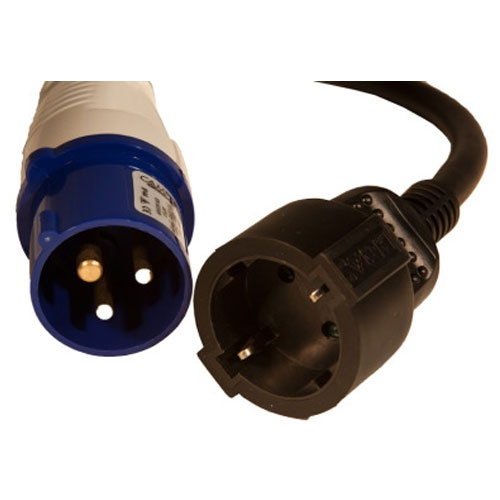 Adapterkabel 0,4m CEE (hann) - uttak i gruppen Campingvogn & Bobilt / Elektronikk / Strømbryter & In/Utgang / Elingang & Tilkobling hos Campmarket (65808)