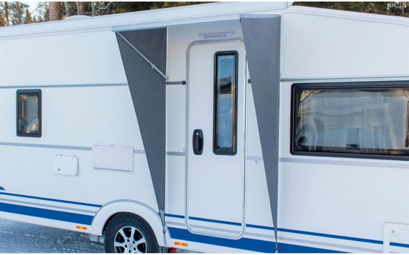 Svenska-Tält Dørmarkise Campingvogn 140x80cm i gruppen Fortelt & Markiser / Markiser / Dørmarkise hos Campmarket (66537)