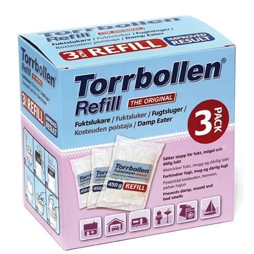 Tørrballrefiller 3-pakning uten duft i gruppen Vann & Sanitær / Avfukting & Luftrensing hos Campmarket (67522)