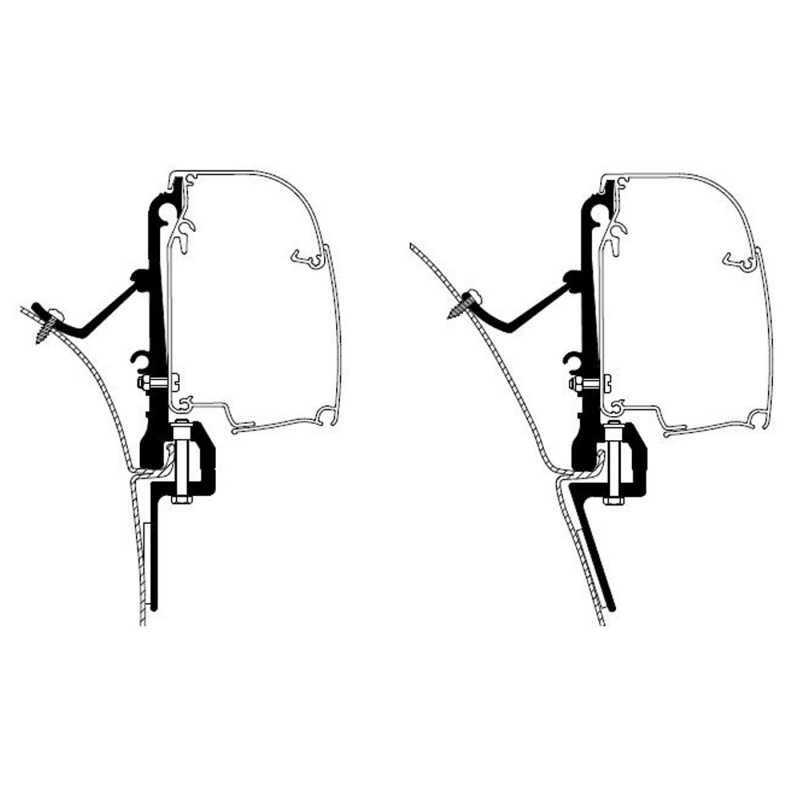 Thule markiseadapter for Van i gruppen Campingvogn & Bobilt / Van & Plåtbiter / Markiser / Tilbehør til markiser hos Campmarket (68736)