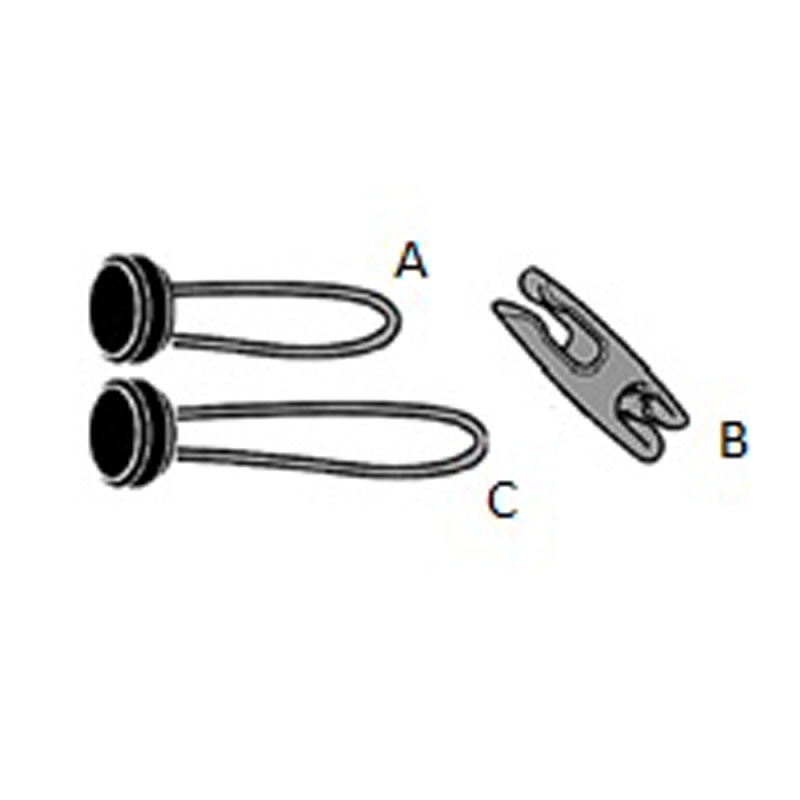 Tilkoblinger for Thule G2-paneler i gruppen Fortelt & Markiser / Markiser / Campingvognmarkiser / Tilbehør Campingvognmarkiser / Tilbehør Thule/Omnistor hos Campmarket (69085)