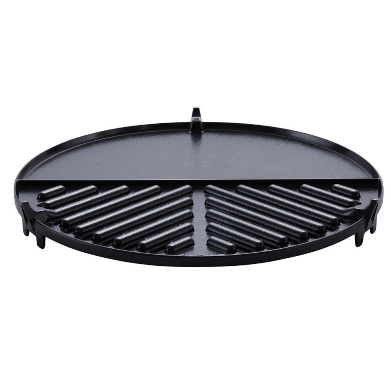 Cadac Grillplate Ribbete/Slett Safari Chef 30 cm i gruppen Husholdning & Kjøkken / Griller / Grilltilbehør hos Campmarket (69159)