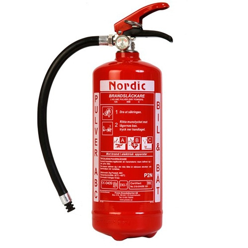 Brannslukker Nordic 2kg i gruppen Annet / Sikkerhet / Brannslukker & Brannvarsler hos Campmarket (69557)