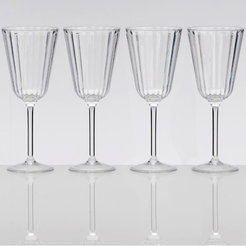 Vinglass Crystal Line 280 ml 4-Pack i gruppen Husholdning & Kjøkken / Glass & Krus / Vinglass hos Campmarket (69653)