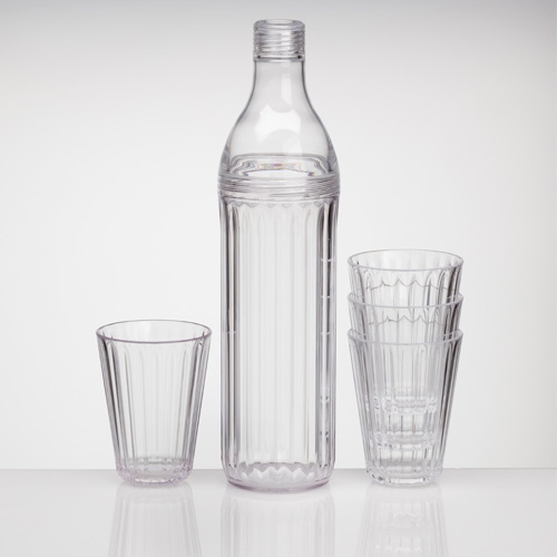 Kanne med glass Crystal Line 5 deler i gruppen Husholdning & Kjøkken / Glass & Krus / Drikkeglass hos Campmarket (69657)