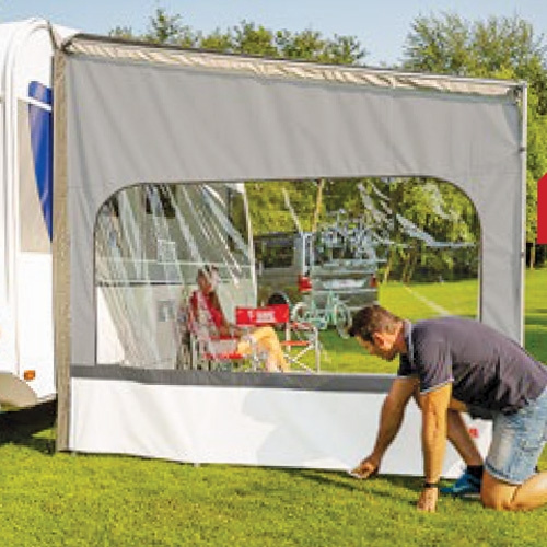 Fiamma Sida W Pro CS XL i gruppen Fortelt & Markiser / Markiser / Campingvognmarkiser / Front & Gavler Campingvognmarkiser / Sider & Fronter Caravanstore XL hos Campmarket (70434)