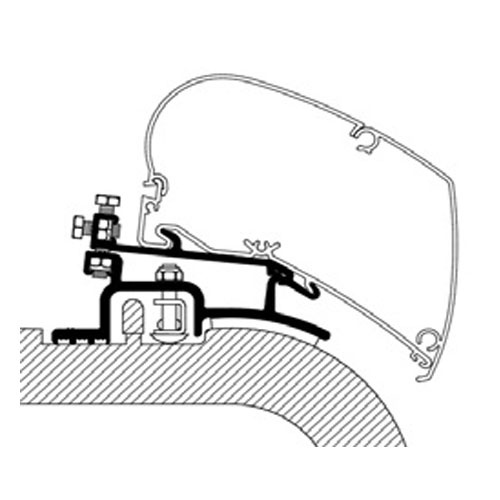 Thule Adapter Serie 6/9 Ducato/Jumper/Boxer 1994-2006 i gruppen Campingvogn & Bobilt / Van & Plåtbiter / Markiser / Markiseadaptere / Thule / Ducato/Jumper/Boxer hos Campmarket (70713)