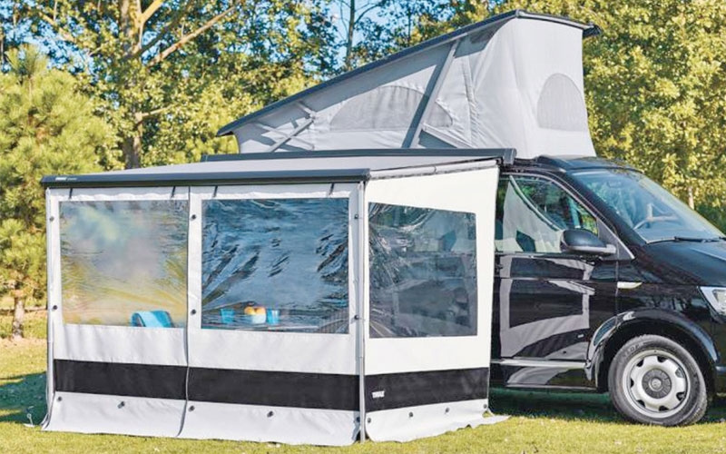 Thule Regnbeskyttelse Minivan i gruppen Fortelt & Markiser / Markiser / Bobilmarkiser / Thule/Omnistor / Gavler & Fronter hos Campmarket (71080)