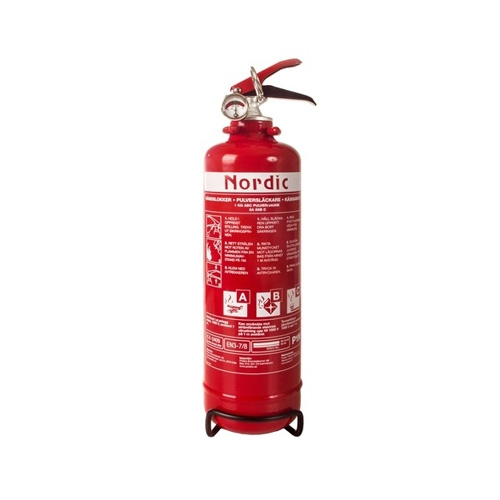 Nordiske Brannslukker 1 Kg i gruppen Annet / Sikkerhet / Brannslukker & Brannvarsler hos Campmarket (71812)