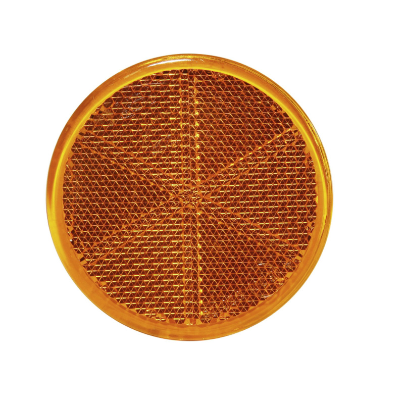 Refleks Rund Gul 60mm Selvklebende i gruppen Campingvogn & Bobilt / Elektronikk / Trafikk & Utvendig belysning / Reflekser hos Campmarket (74160)