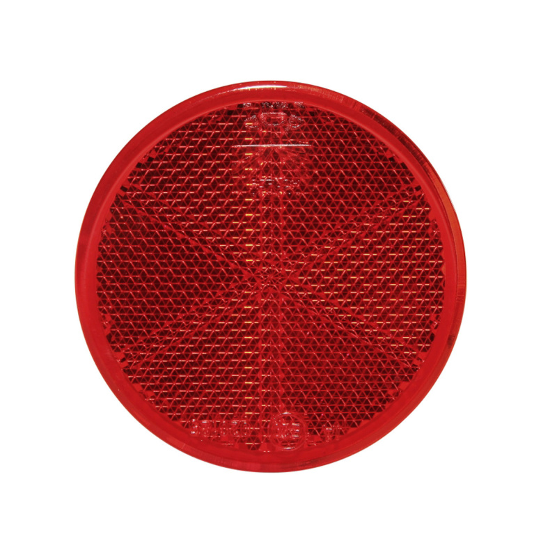 Refleks Rød 60mm Selvklebende i gruppen Campingvogn & Bobilt / Elektronikk / Trafikk & Utvendig belysning / Reflekser hos Campmarket (74162)