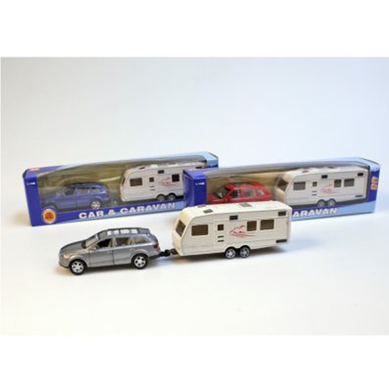 Bil med campingvogn leke 32cm i gruppen Annet / Leker & Spill hos Campmarket (75200)