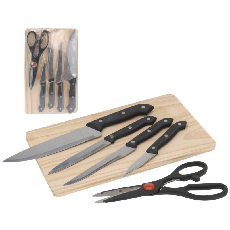 Knivsett 6 deler i gruppen Husholdning & Kjøkken / Servering / Bestikk hos Campmarket (76458)