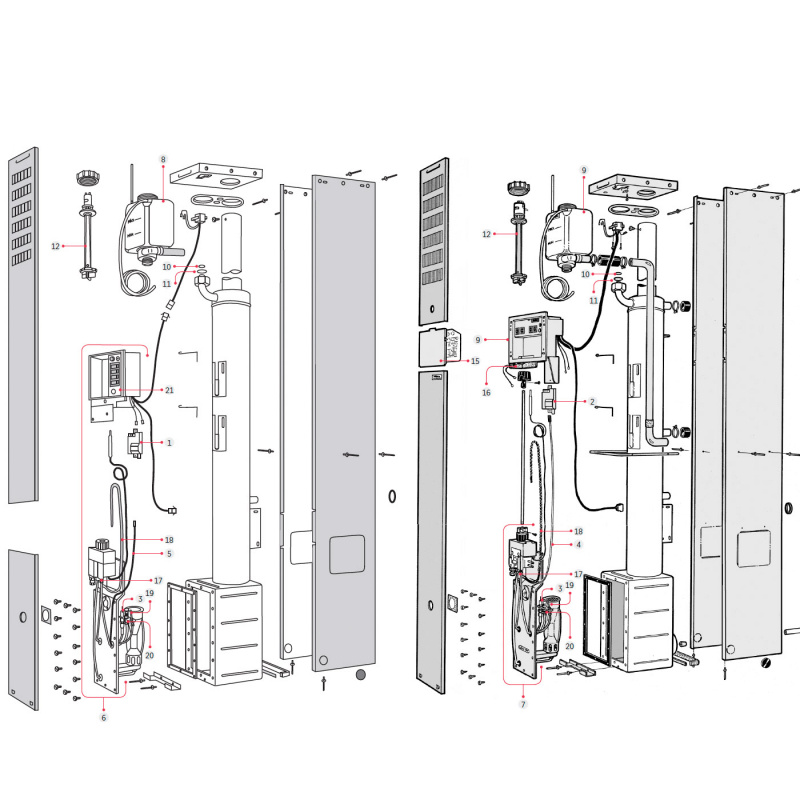 Reservedeler Alde Comfort 292 i gruppen Campingvogn & Bobilt / Varme, Kulde & Ventilasjon / Alde / Alde Varmere / Reservdeler Alde Comfort 292 hos Campmarket (77814)
