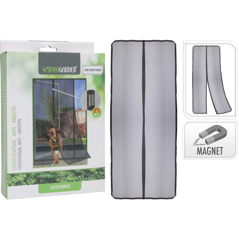 Myggnettinggardin 100x200 cm med Magnet i gruppen Hjem & Innredning / Tekstiler / Dørforheng hos Campmarket (77970)