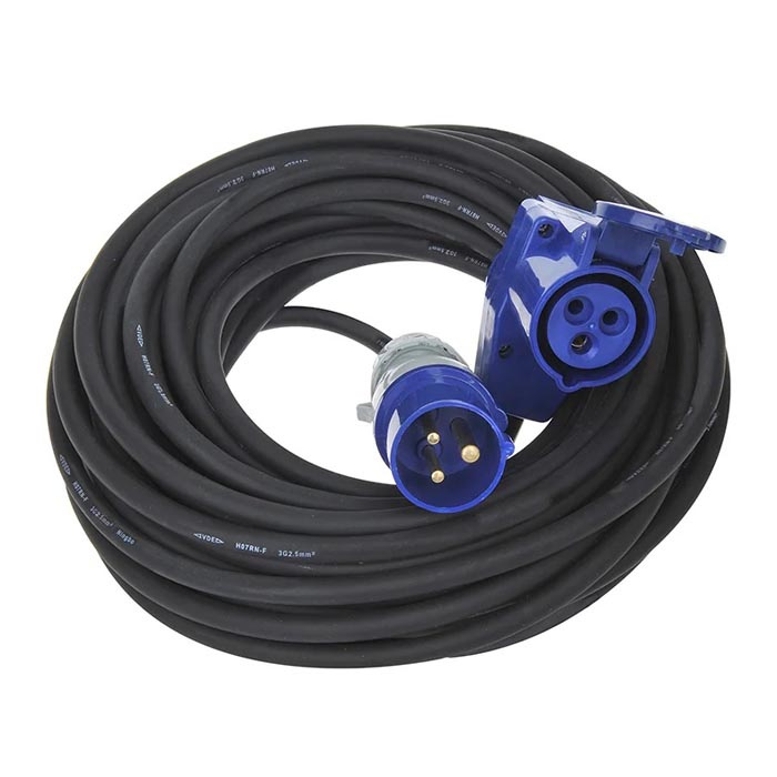 ProPlus CEE Tilkoblingskabel 20 m Vinklet i gruppen Campingvogn & Bobilt / Elektronikk / Tilkoblingskabler hos Campmarket (78499)