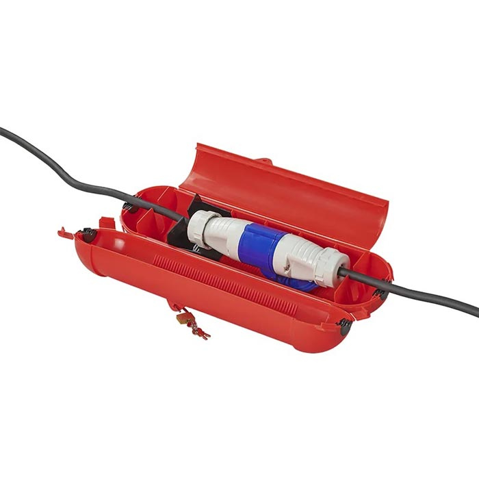 ProPlus Sikkerhetsboks For CEE Stikkontakt Og Kobling Rød i gruppen Campingvogn & Bobilt / Elektronikk / Tilkoblingskabler hos Campmarket (78504)