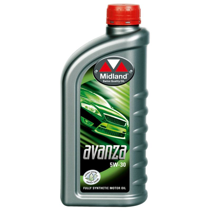 Midland Motorolje 1L Avanza 5W-30 Ford/Volvo i gruppen Campingvogn & Bobilt / Karosseri / Oljer & tilbehør hos Campmarket (78622)