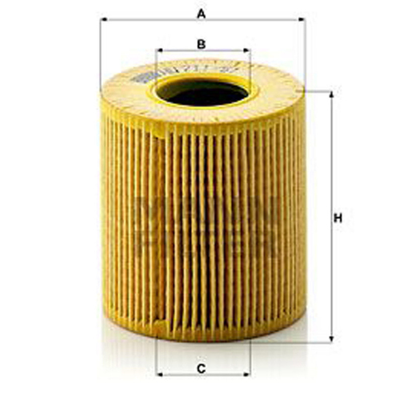 Oljefilter Hu711/51X Ford Transit i gruppen Campingvogn & Bobilt / Karosseri / Oljer & tilbehør hos Campmarket (78629)