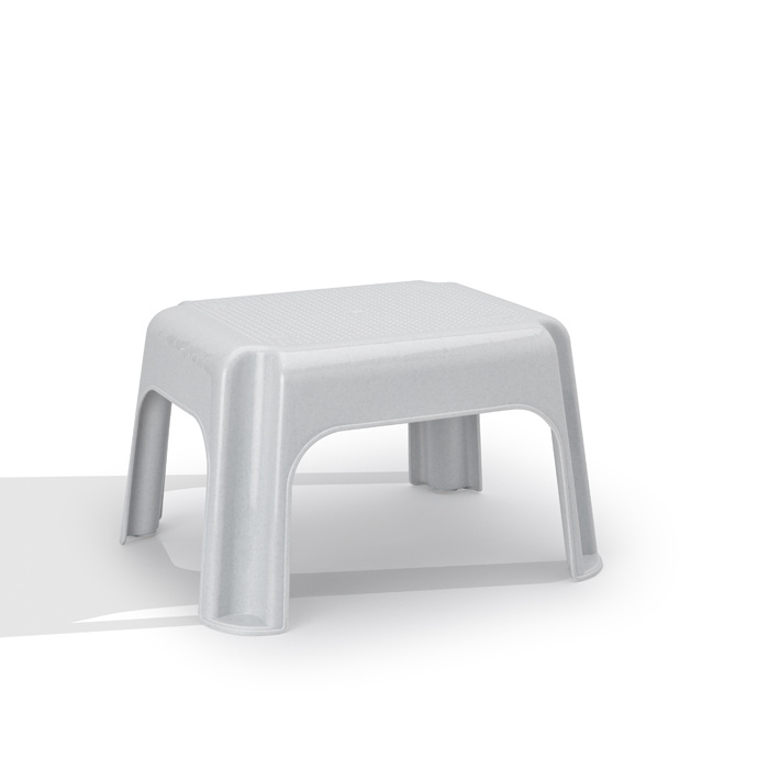 Pall 24 cm Sølv i gruppen Campingmøbler / Fotspor / Enkel trapp hos Campmarket (79123)