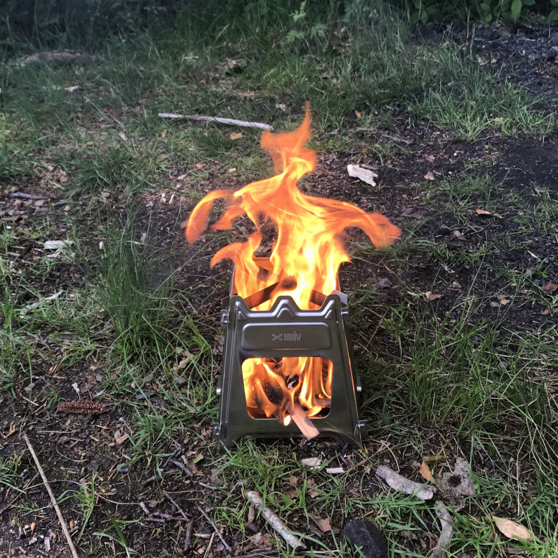 Utendørs komfyr Rustfri Inkl Veske i gruppen Utendørs / Campingkjøkken & Matredskap hos Campmarket (79602)