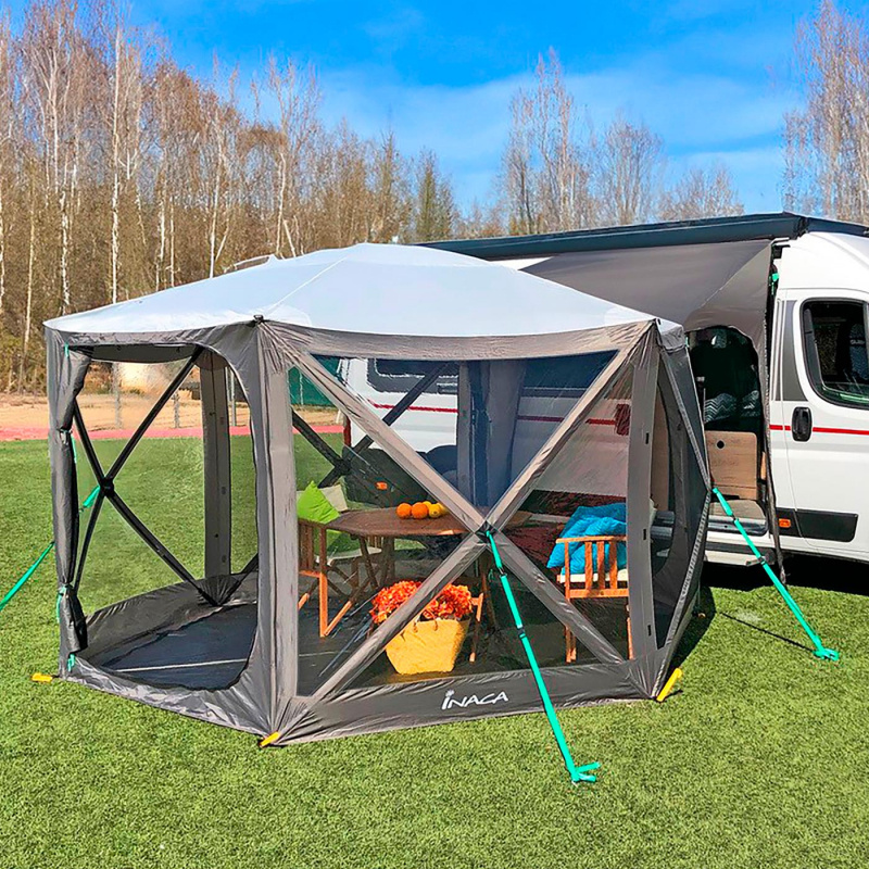 Inaca Pop Up Telt 3,5m Med Sluse i gruppen Fortelt & Markiser / Øvrige Telt & Campingtelt hos Campmarket (79864)