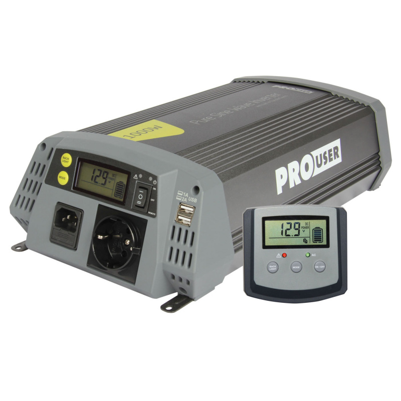 Pro-User Inverter 1000W i gruppen Campingvogn & Bobilt / Elektronikk / Batterier & Omformere / Inverter & Omformer hos Campmarket (80598)
