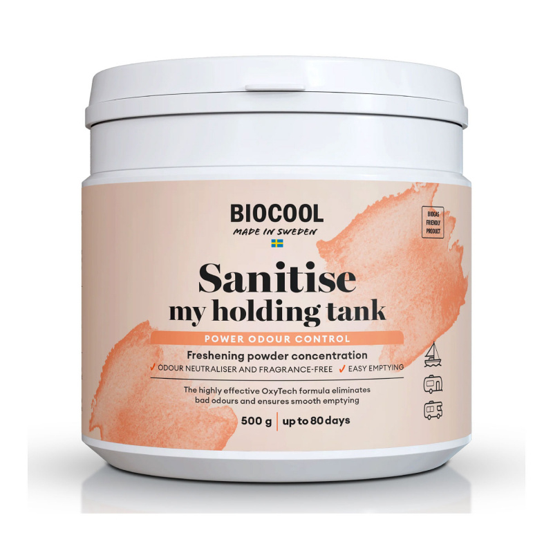 Biocool Make My Toilet Fresh Pulver 500 g i gruppen Vann & Sanitær / Kjemi & Tilbehør / Toalett/Tank-rengjøring & Tilbehør hos Campmarket (80683)