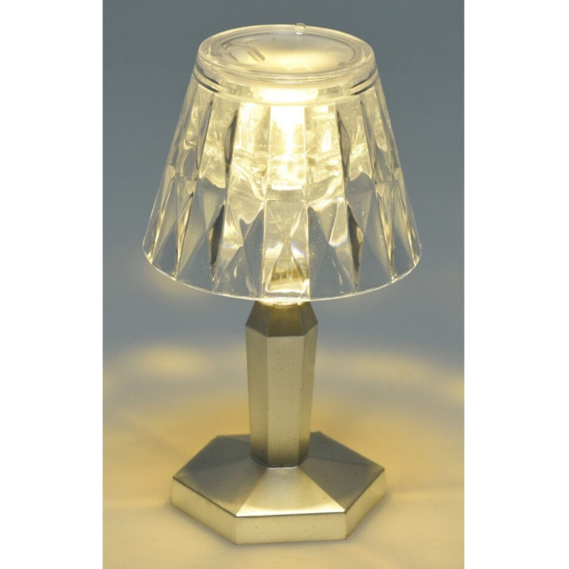 Minilampe 11 cm Sølvfot i gruppen Hjem & Innredning / Belysning & Lykter hos Campmarket (81658)
