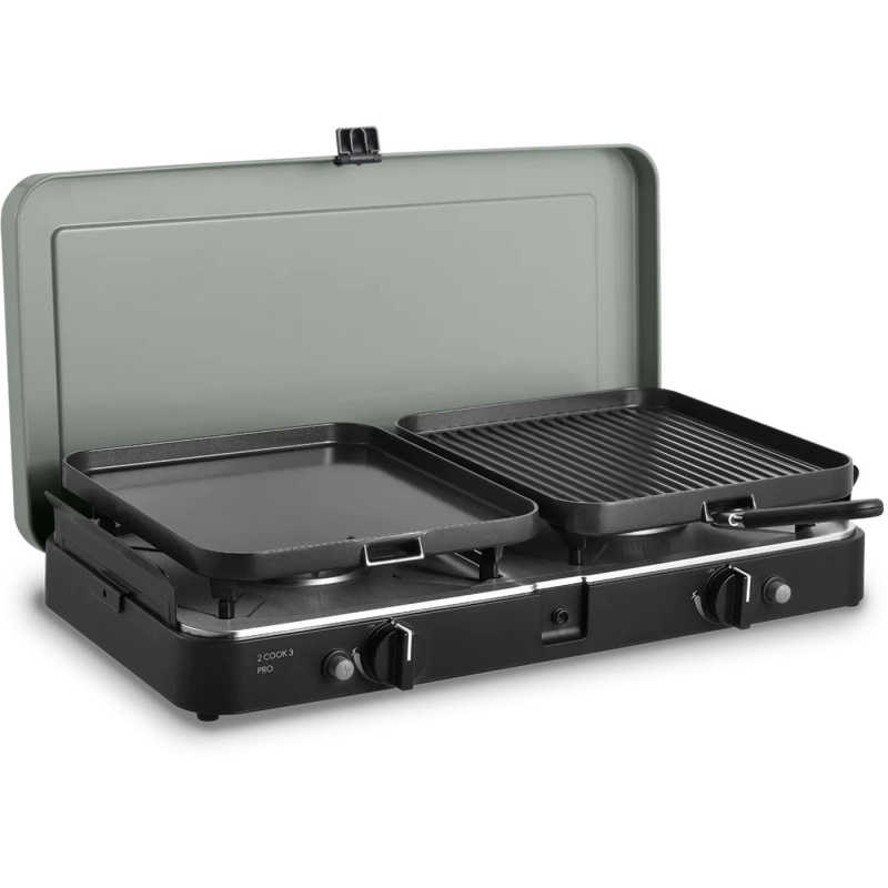 Cadac Gasskjøkken 2-cook 3 Pro Deluxe i gruppen Husholdning & Kjøkken / Kjøkkenapparater / Gasskomfyr hos Campmarket (81845)