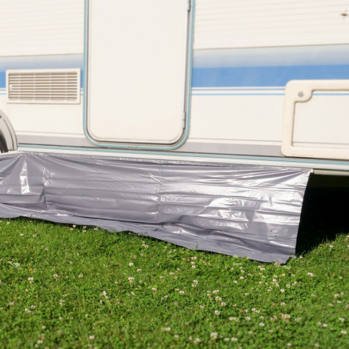 Markkappe Grå 70cm 500x70 cm i gruppen Fortelt & Markiser / Tilbehør-Deler / Fikstykket & Kåper hos Campmarket (70093_07)