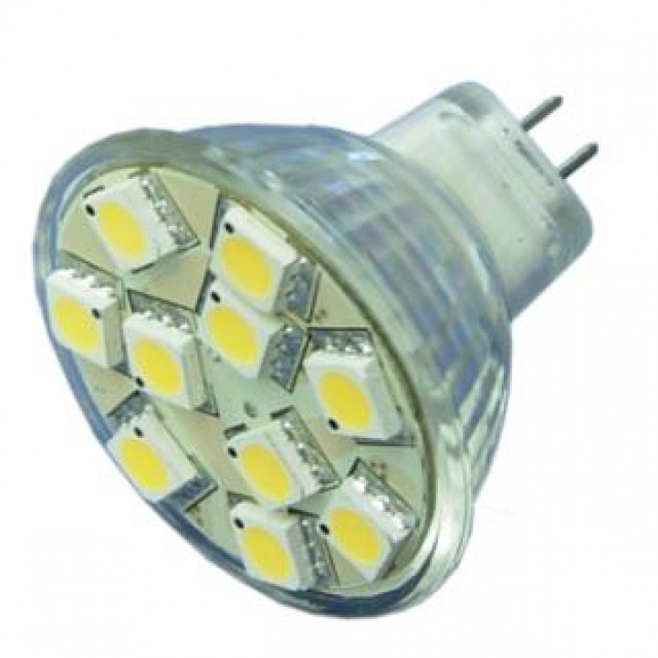 MR11-10 Led i gruppen Campingvogn & Bobilt / Elektronikk / Innvendig belysning / LED-belysning / LED erstatningslamper hos Campmarket (64063)