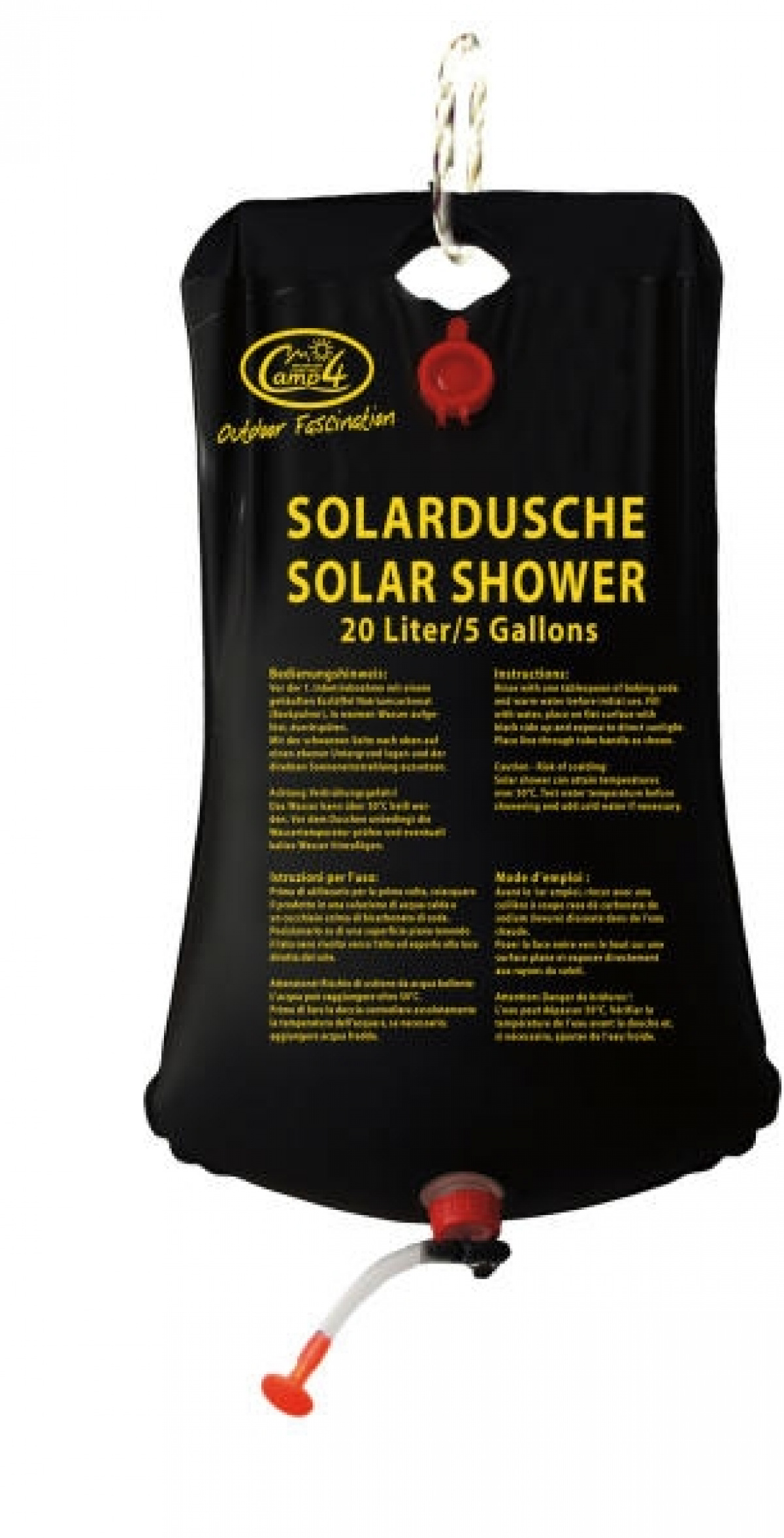 Camp4 Solardusj 20L i gruppen Utendørs / Utendørs dusj hos Campmarket (64165)