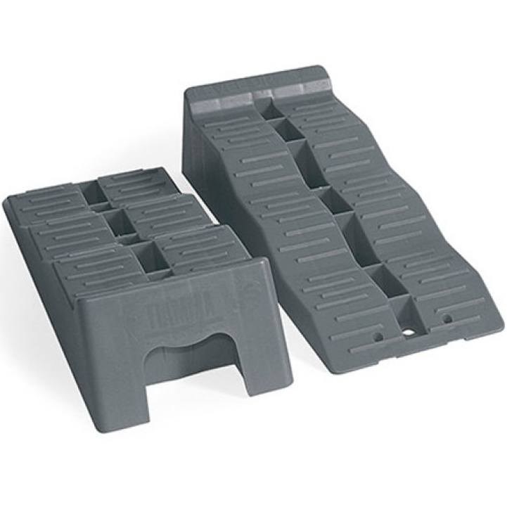 Level Up Grå 2-Pack i gruppen Campingvogn & Bobilt / Chassis / Nivåklosser hos Campmarket (64185)