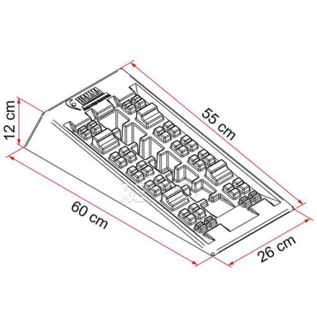 Level-System Jumbo XXL 2-Pack i gruppen Campingvogn & Bobilt / Chassis / Nivåklosser hos Campmarket (64189)